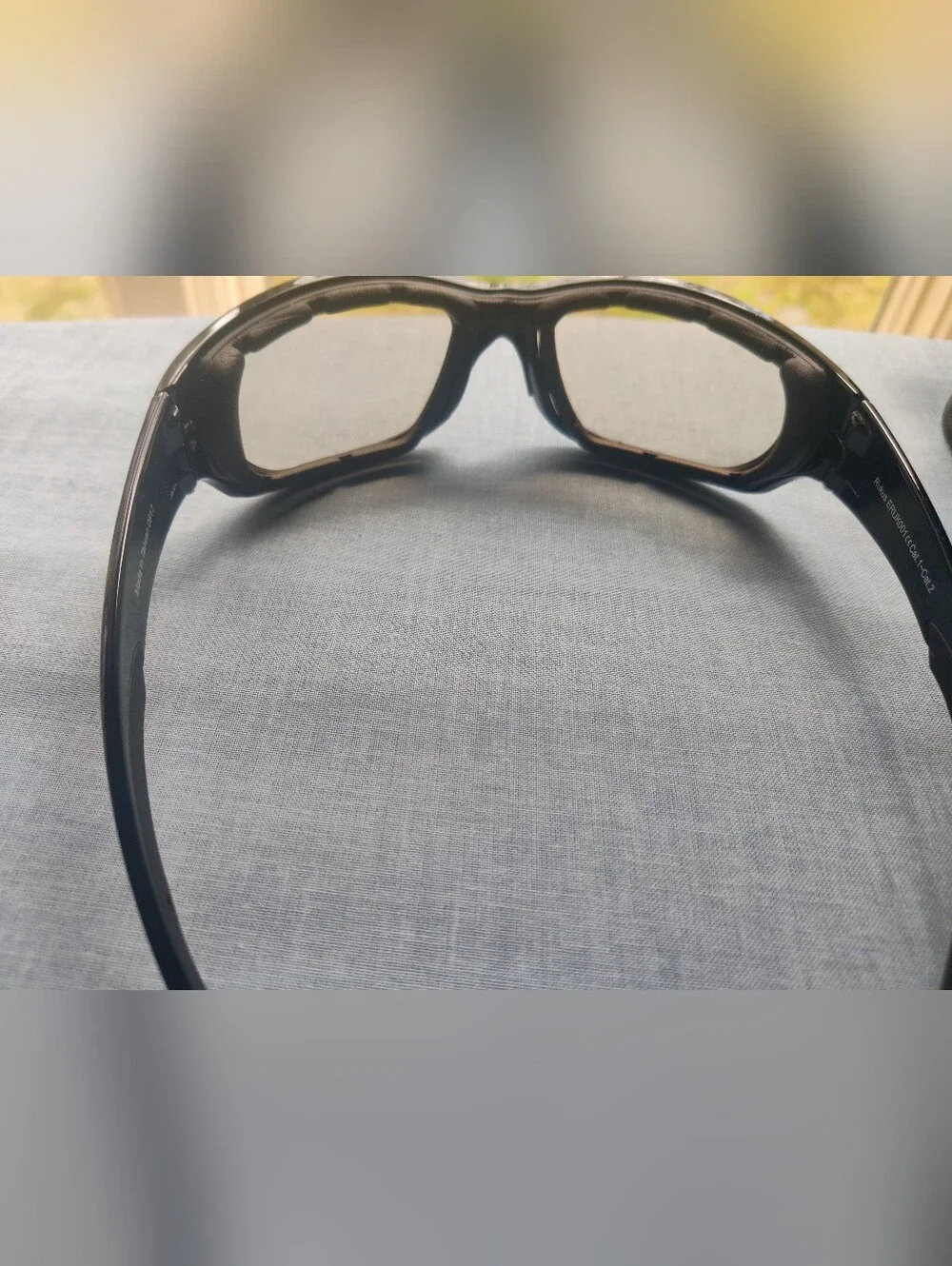 Protective Sports Glasses in Blue with Carrying Case